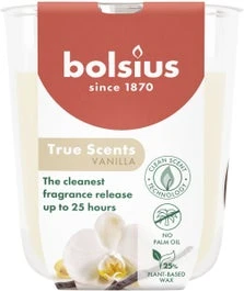 Bolsius Geurkaars True Scents Vanille Crème 25 Uur D 7,3 H 8,1 Cm