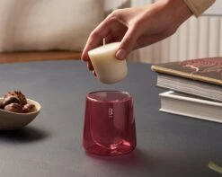 Bolsius Geurkaars CleanLight Cedar & Vetiver Roze 20 Uur D 8,3 H 11,6 Cm -Bolsius 8717847188199 2