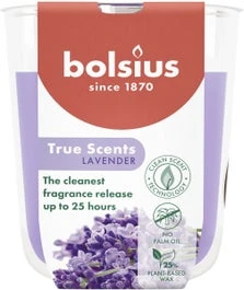 Bolsius Geurkaars True Scents Lavender Paars 25 Uur D 8,4 H 5,2 Cm