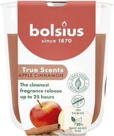 Bolsius Geurkaars True Scents Apple Cinnamon Bruin 25 Uur D 7,3 H 8,1 Cm