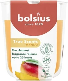 Bolsius Geurkaars True Scents Mango Oranje 25 Uur D 8,4 H 5,2 Cm