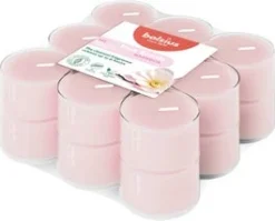 Bolsius Geurkaars True Scents Magnolia Roze 6 Uur D 3,5 H 1,8 Cm 18 Stuks