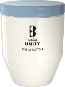 Bolsius Unity - Geurkaars - Kiss Of Cotton - Medium - 258g