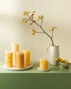 Bolsius - Rustieke Kaars - 4 Stuks - Licht Geel - 13cm - Paasdecoratie -Bolsius 960x1200 16