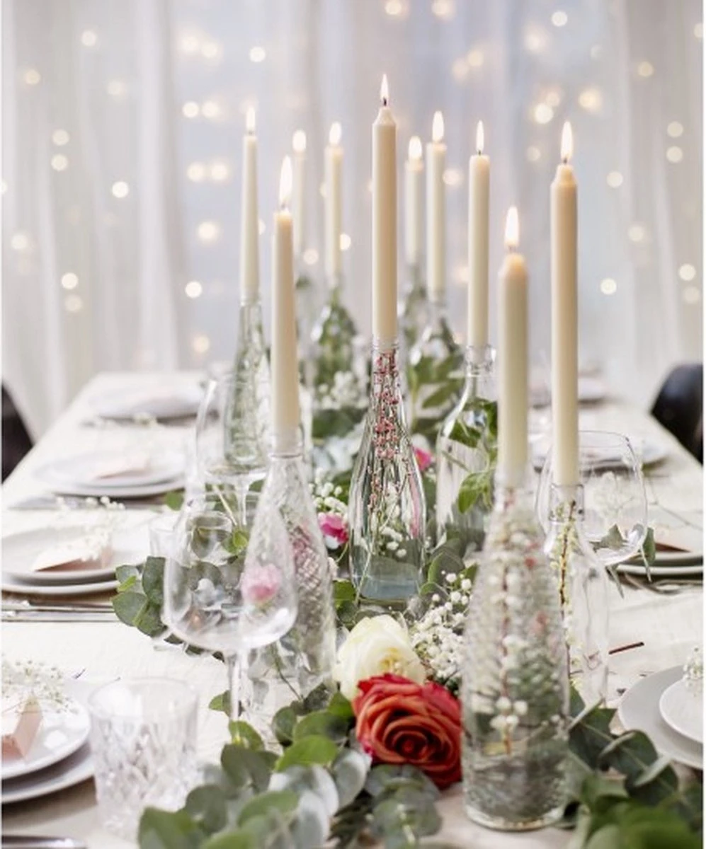 Bolsius - Kroonkaarsen - Wit - 24 Stuks 3 Bolsius - Kroonkaarsen - Wit - 24 Stuks - Afbeelding 3