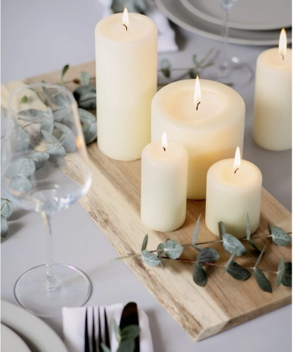 Stompkaarsen Bolsius - 100x48mm - Kleur Wit - Stompkaarsen - Bolsius 6 Stompkaarsen Bolsius - 100x48mm - Kleur Wit - Stompkaarsen - Bolsius - Afbeelding 6