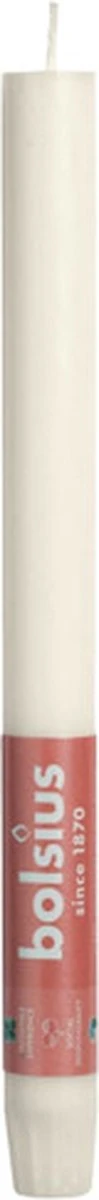 Bolsius - 16 Dinerkaarsen Rustiek - Ivoor - Paasdecoratie 3 Bolsius - 16 Dinerkaarsen Rustiek - Ivoor - Paasdecoratie - Afbeelding 3