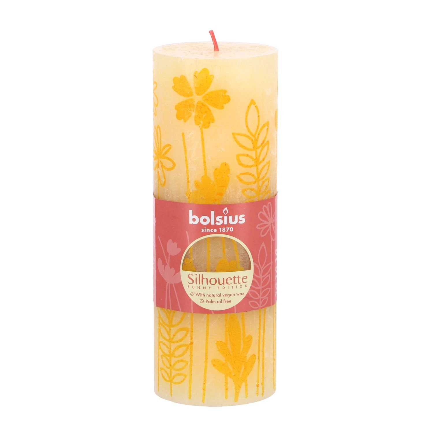 Bolsius Stompkaars Rustiek 19 X 6,8 Cm Butter Yellow 2 Bolsius Stompkaars Rustiek 19 X 6,8 Cm Butter Yellow - Afbeelding 2